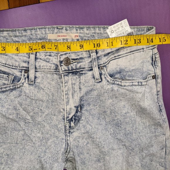 Levi's acid wash skinny jeans - Picture 1 of 5